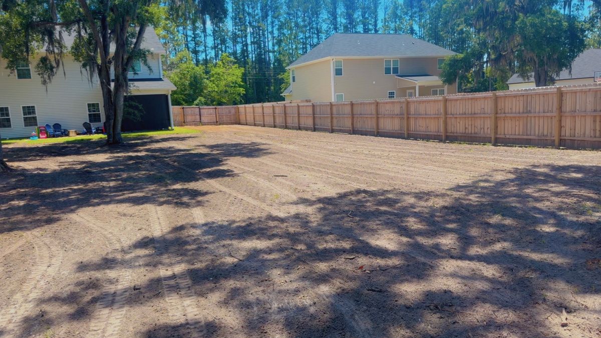 Dirt/Prep Work for Brandon Woodard’s Lawncare in Ludowici, GA