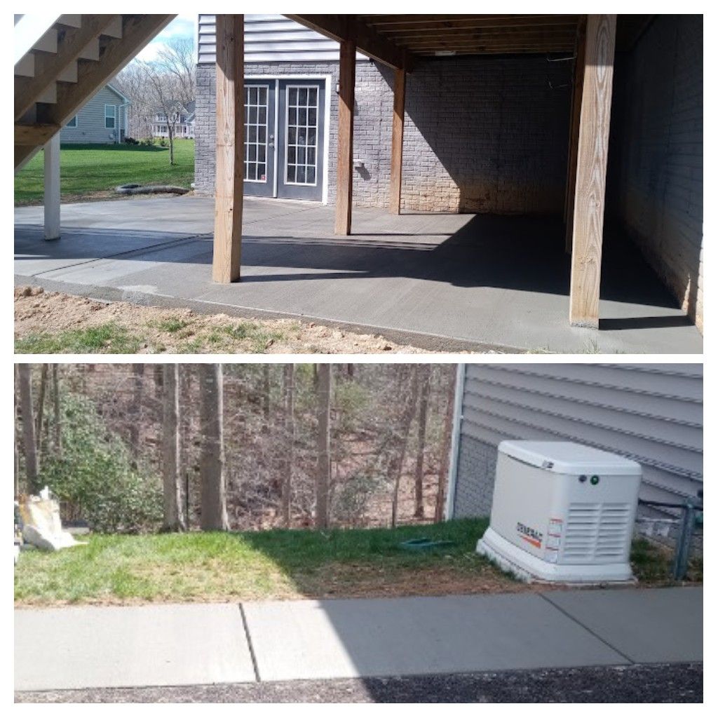 Patio Design & Construction for OBH Concrete LLC in Lusby, MD