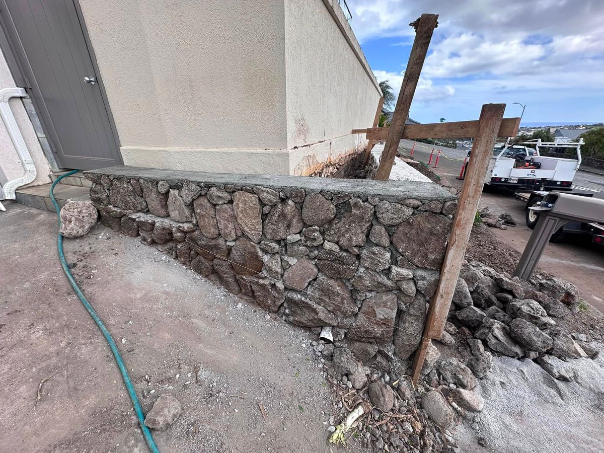 Masonry for Maka’s Akamai Masonry LLC in Kaneohe, HI
