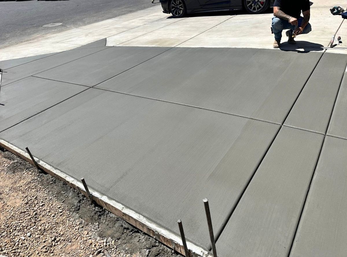 Concrete Installation for Longley Construction in Rio Rancho, NM