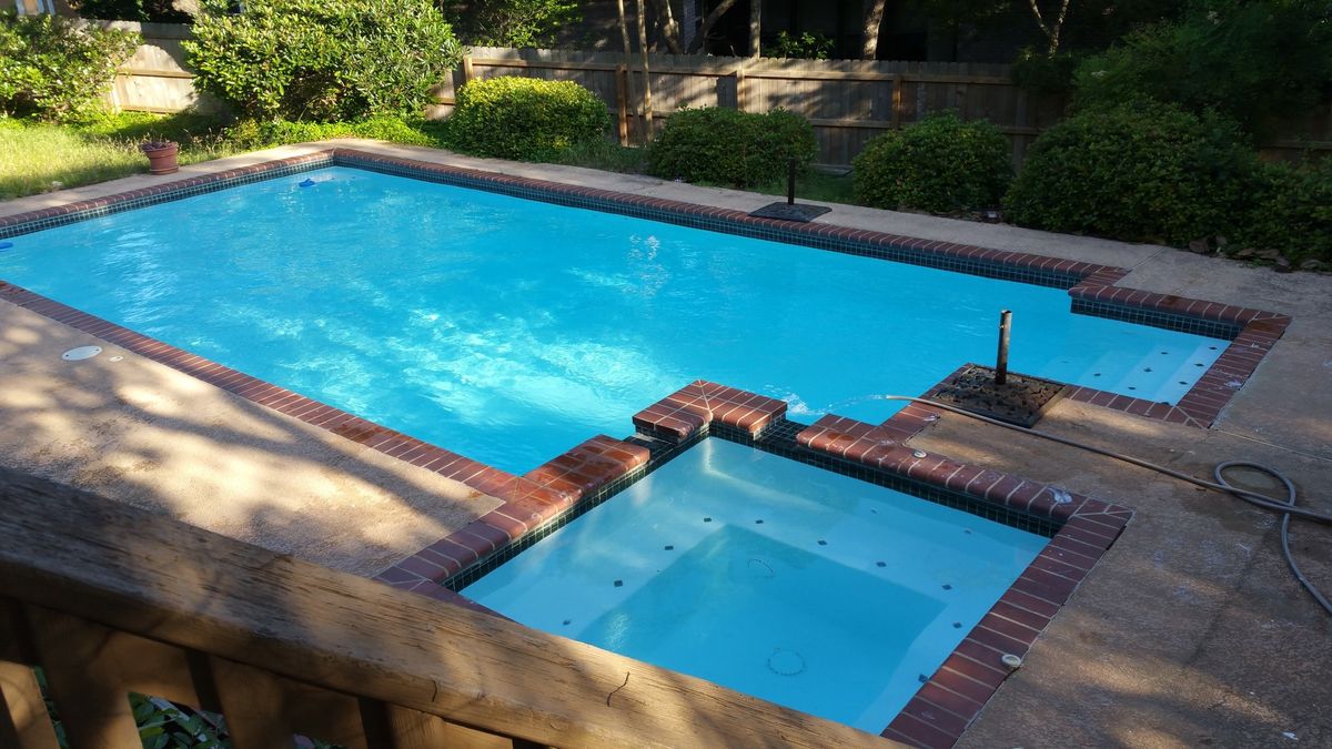 Pool Deck Paving for J&A Pool and Spa Service LLC in Helotes, TX
