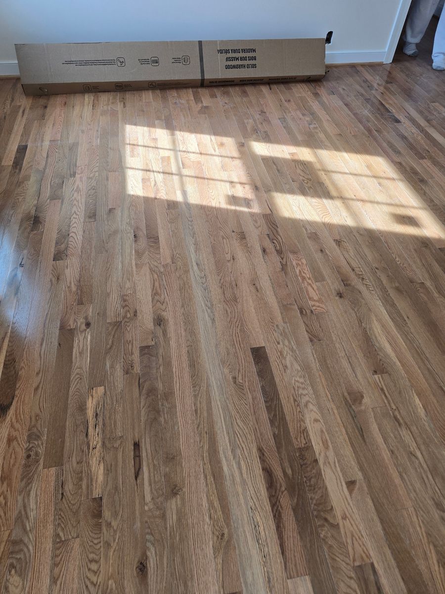 Refinishing hardwood flooring for Jason Tench Flooring LLC in Richmond, VA