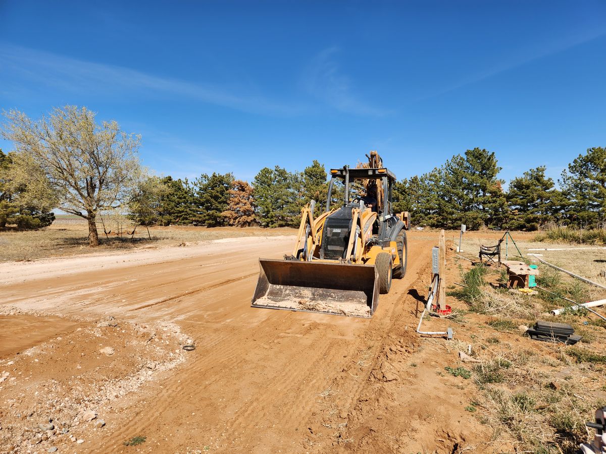 Dirt Work for Prairie Land Properties LLC in Lubbock, TX