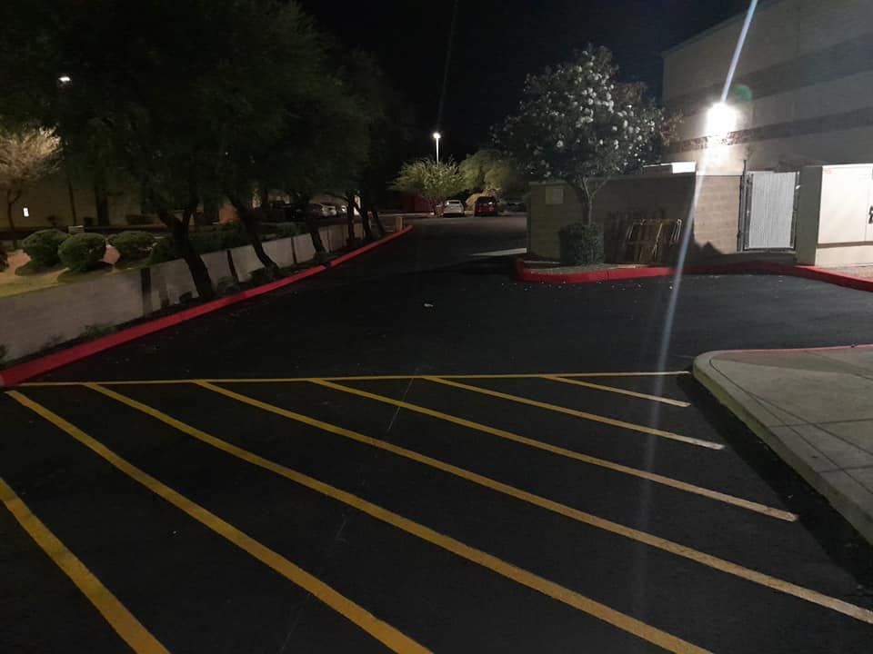 Asphalt Parking Lot Construction for Epic Asphalt in Phoenix, AZ