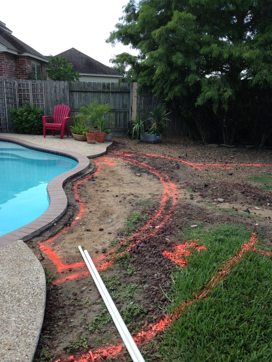 Pool Remodels for Texas Curb N Borders in Houston, TX