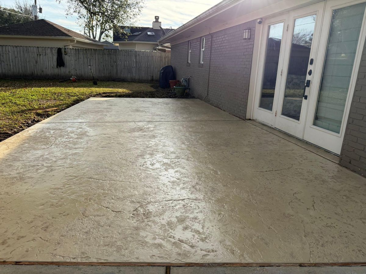 Pool & Patio Restoration for Texas Curb N Borders in Houston, TX