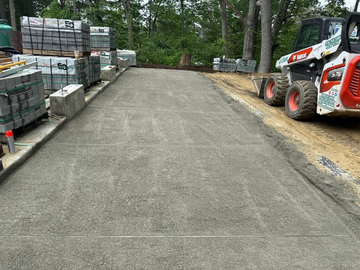 Granite Stairs for J & R VISUAL LANDSCAPING in Haverhill, MA