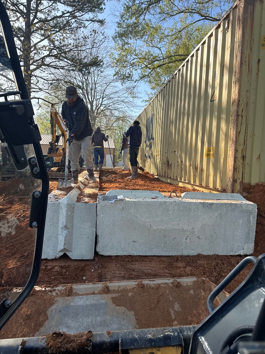 Site Preparation for Simmons land works in Sardis,, TN