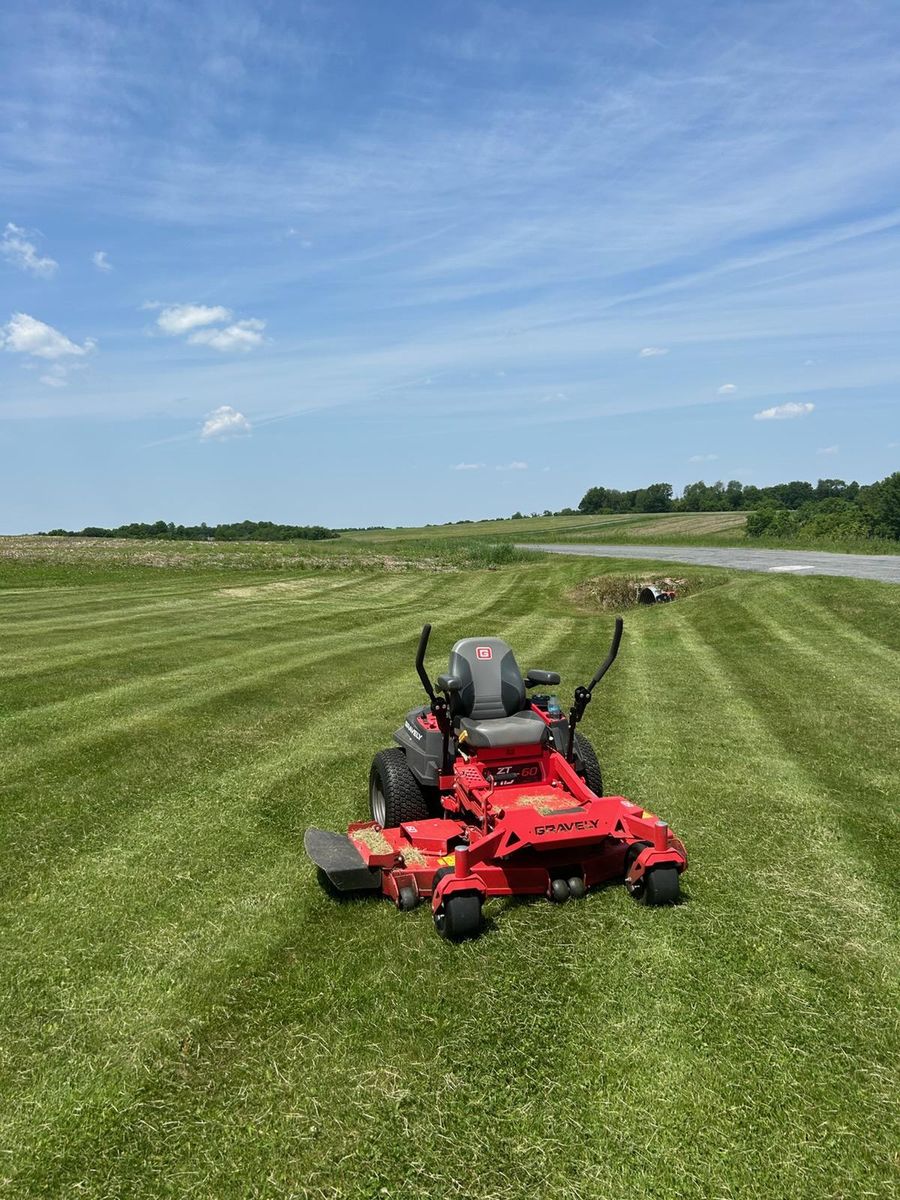Mowing for Dirty Digs Landscaping in Galesville, WI