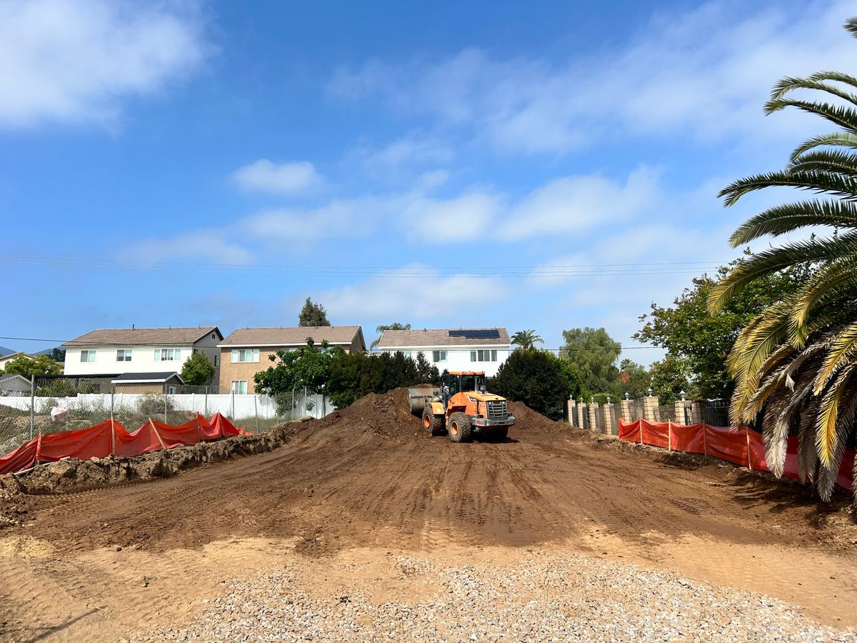Grading for P&C Earth Works in Riverside County, CA