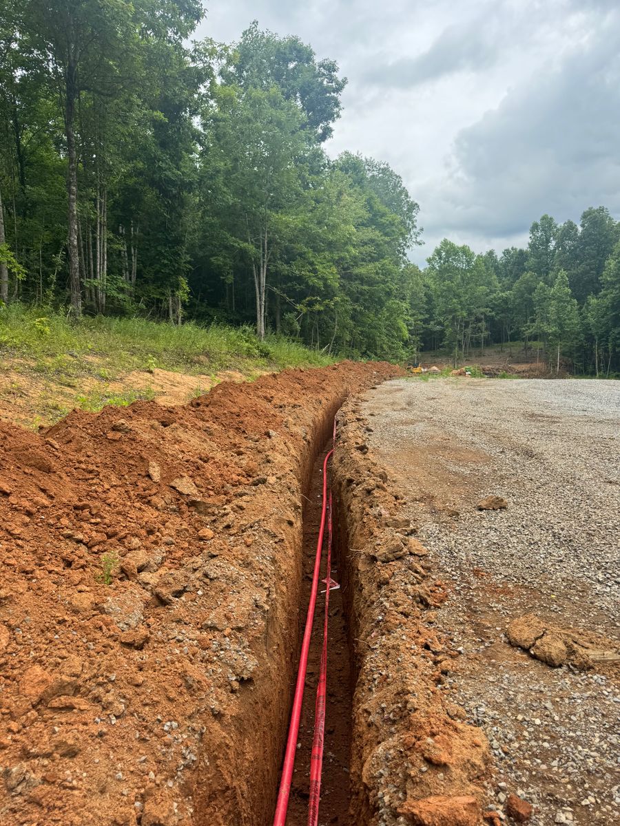 Underground Electric & Communications Service for Strange Excavating & Utilities in Lenoir City, TN