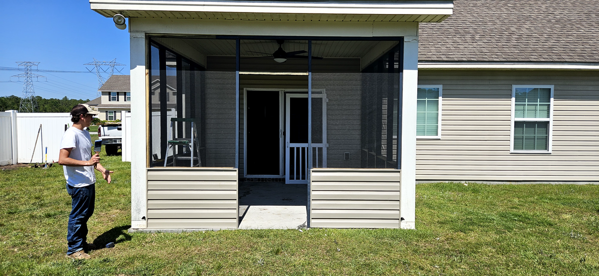 Sunroom Installation for American Privacy Fencing & More in Statesboro, GA