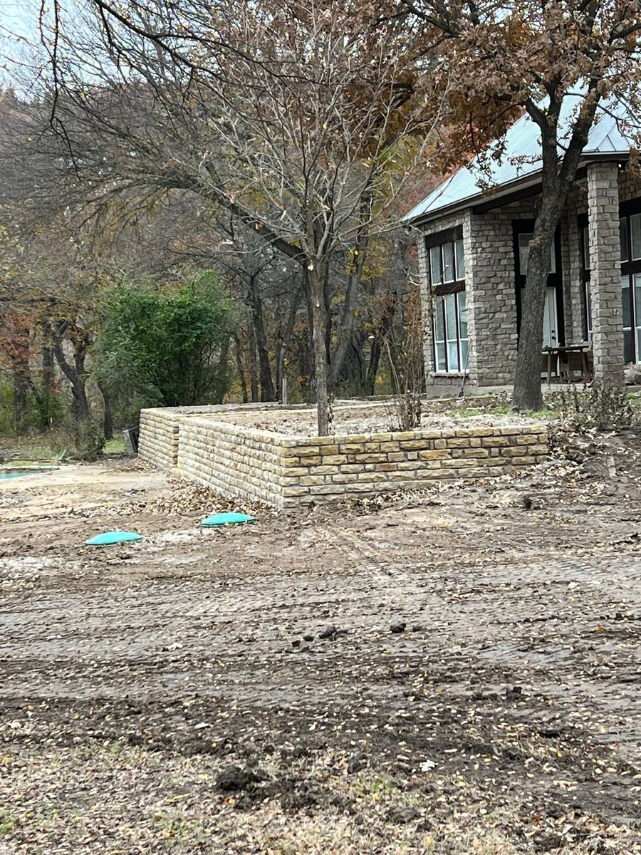 Retaining Wall Construction for Rojas Contractors in Fort Worth, TX