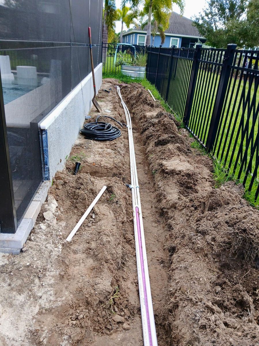 Land Grading for Shoreside Property Services in Apollo Beach, FL