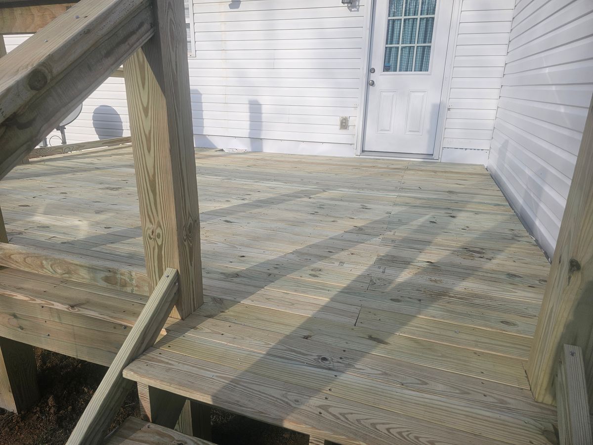 Decking for A&D Home Improvements in Cleveland, TN