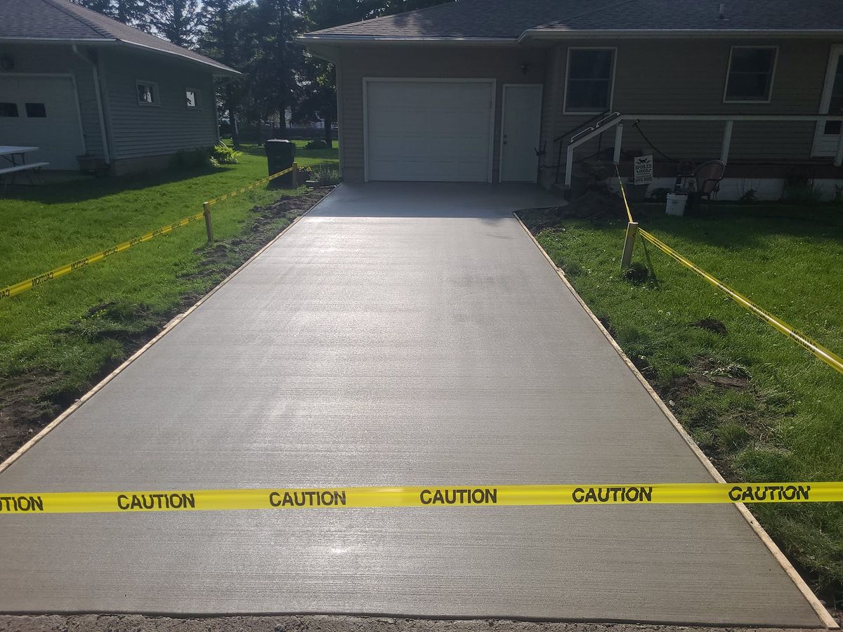 Concrete Slab Construction for Cousins Construction in Murdock, MN