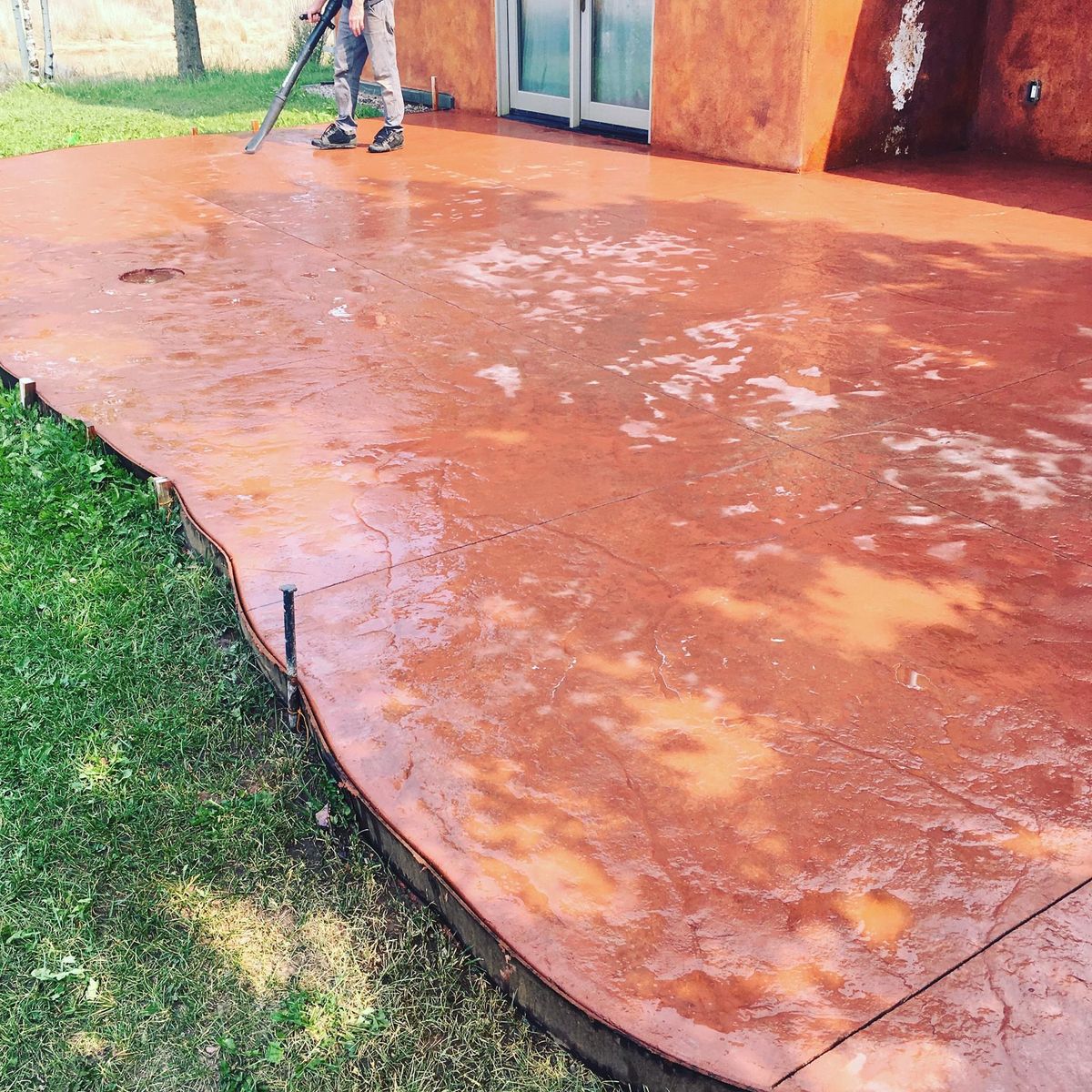 Stamped Concrete and Decorative Installation for RE Concrete LLC in Aspen, CO