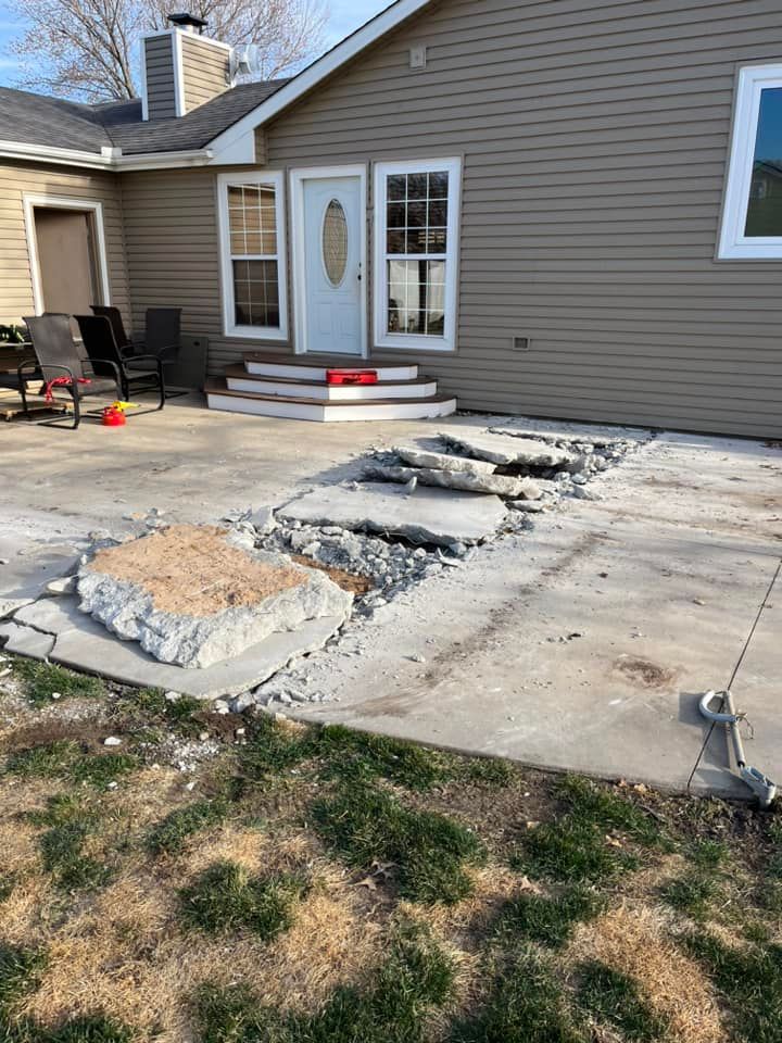 Concrete Repair for Twisted Ridge Construction LLC in Cheney, KS