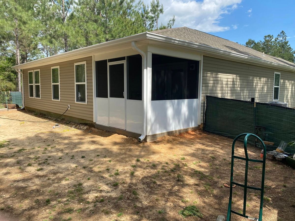 Screen Room Repairs for Precision Exterior Enterprises in Pensacola, FL