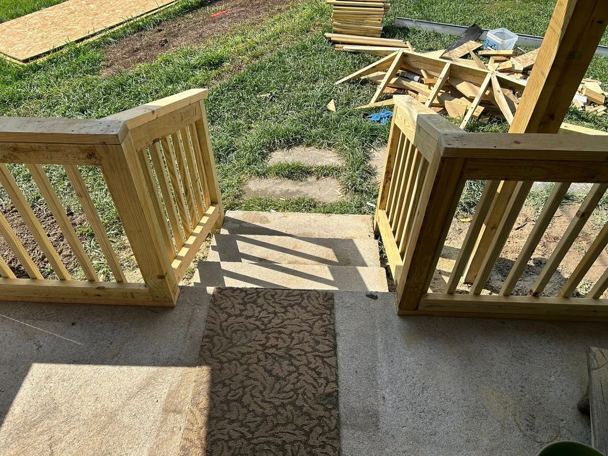 Deck and Patio Construction for Triple R Construction in Williamsburg, KY