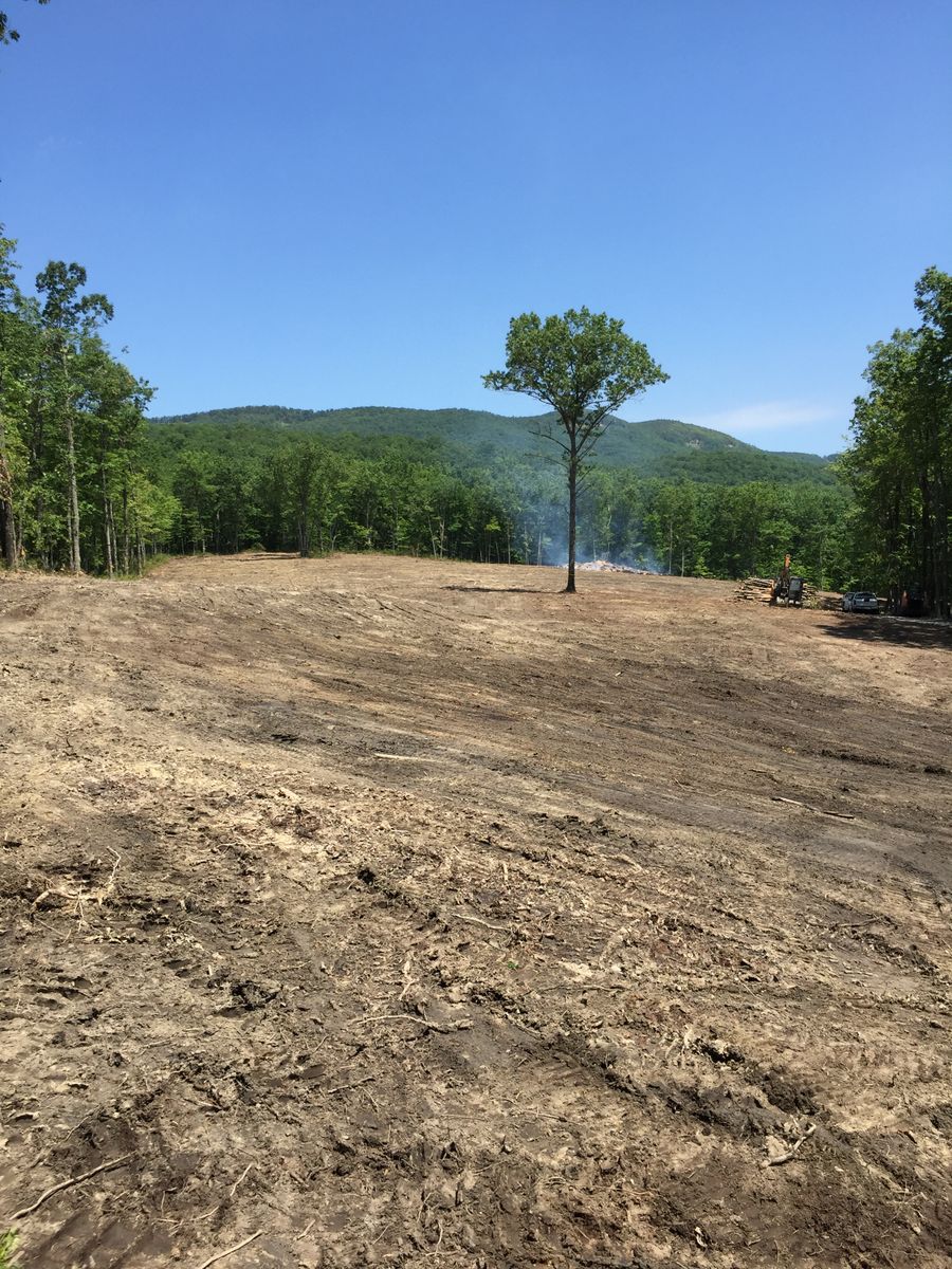 Land Clearing for Lanier Excavating LLC in Bedford County, VA