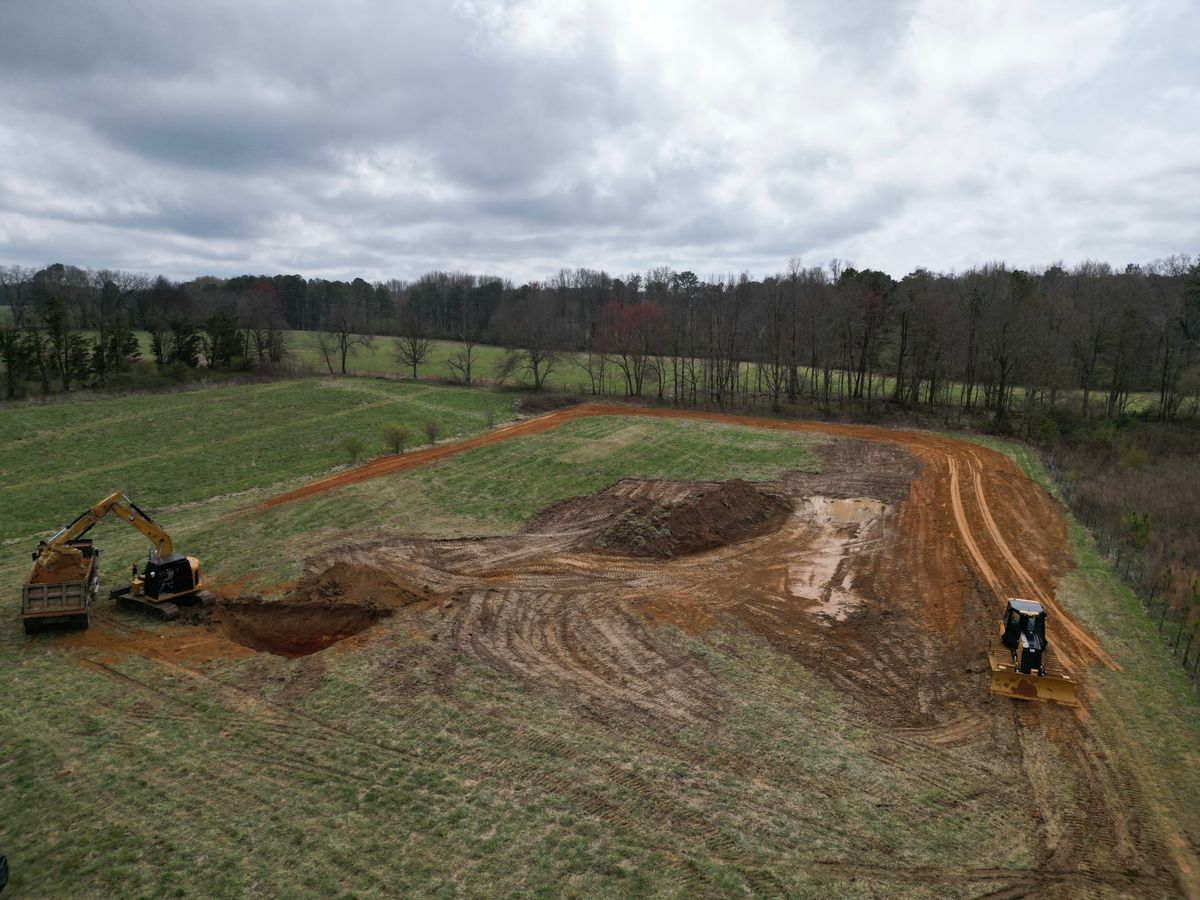Ponds for Collins Constructors in Fyffe, AL