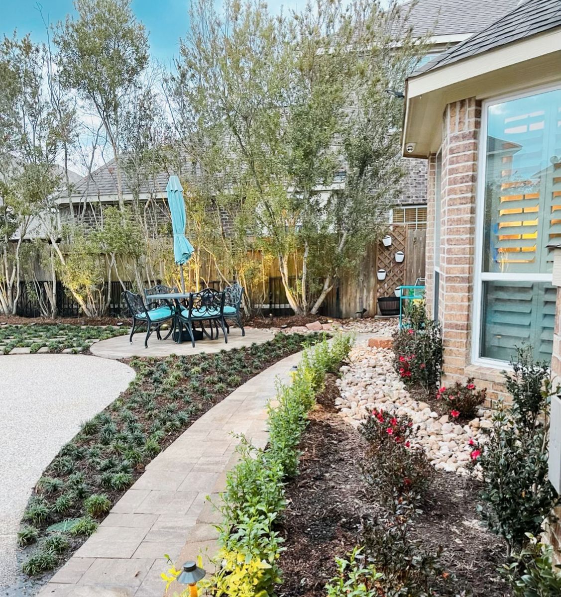 Hardscaping for Atlas Land Design in Creekside Park, TX