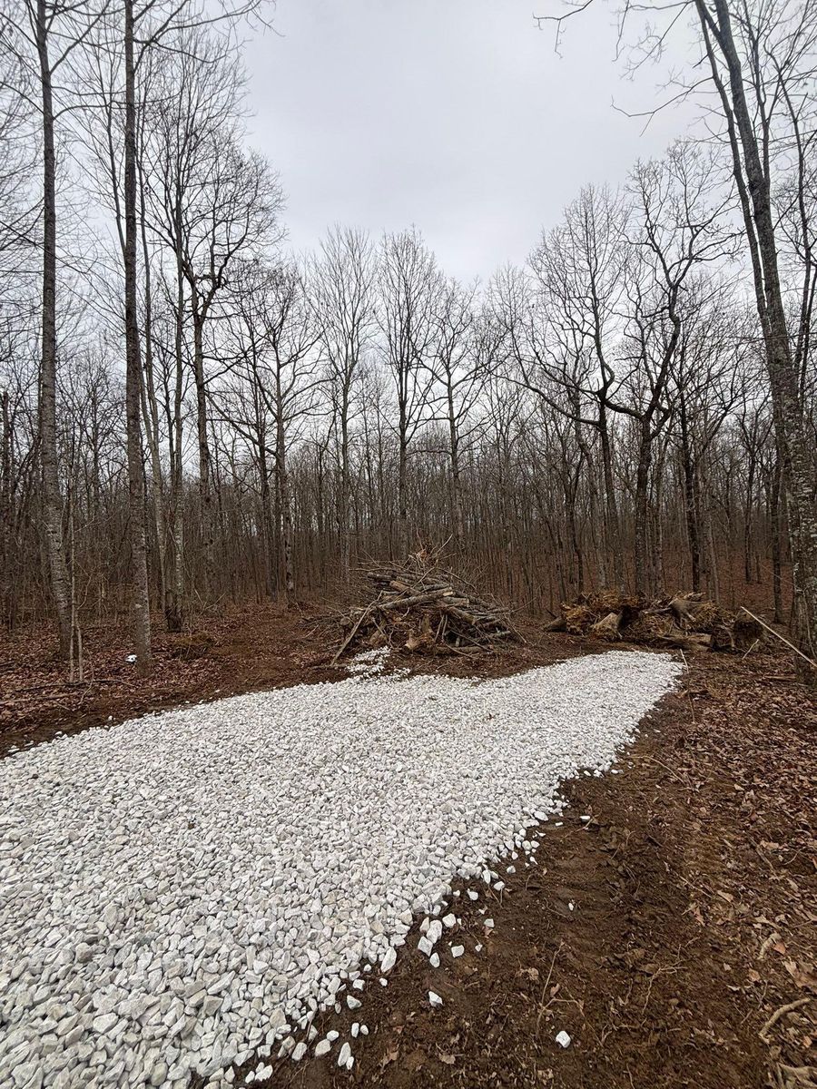 Driveway Construction for TD Dirtworks in Tracy City, TN
