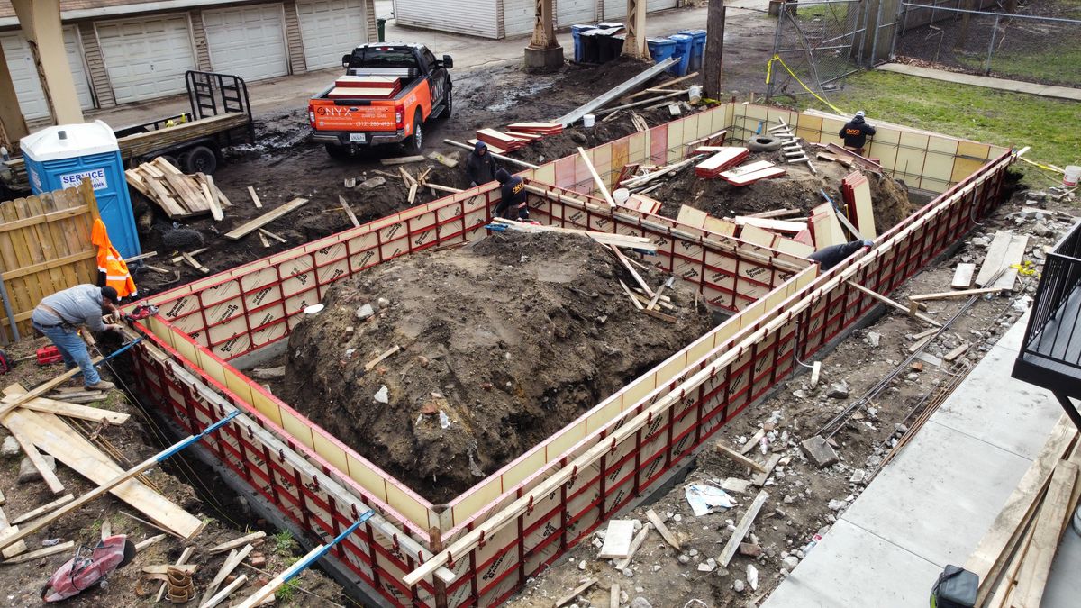 Foundation & Excavation for Onyx Concrete Contractors in Chicago, IL