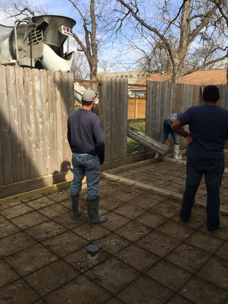 Concrete Resurfacing for Texas Curb N Borders in Houston, TX
