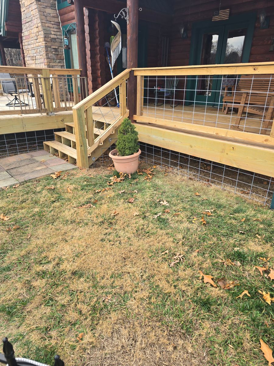 Deck Installation for The Handyman Viking in Dandridge, TN