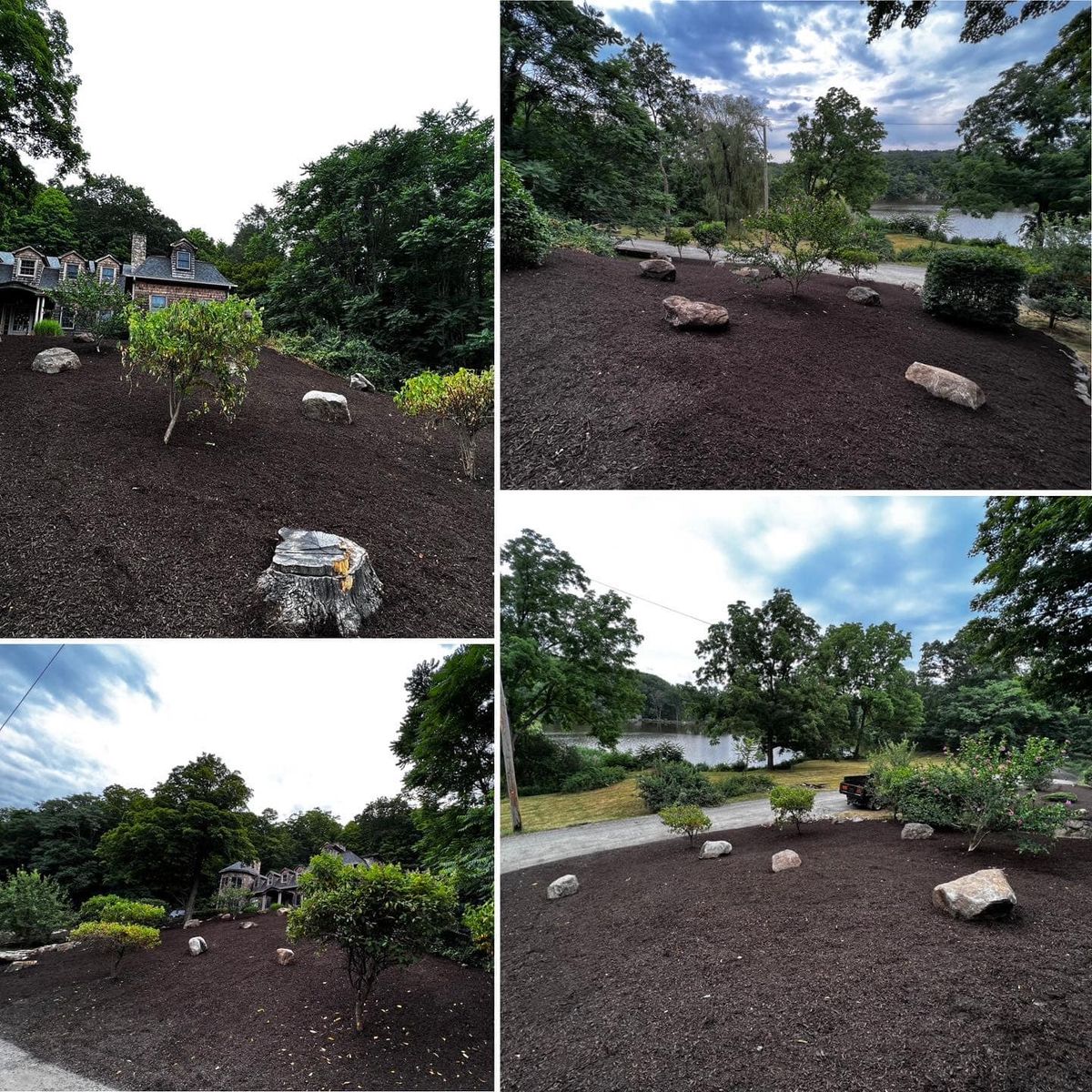 Mulch Installation for LJ Lawn & Property Maintenance, Inc. in Cold Spring, New York