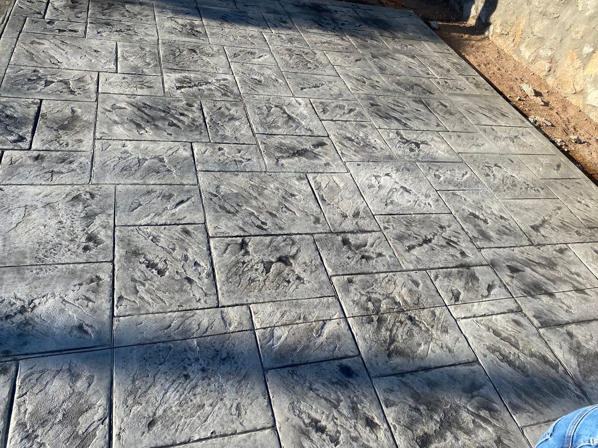 Stamped Concrete for Gordo’z Concrete & Maintenance in El Paso, TX