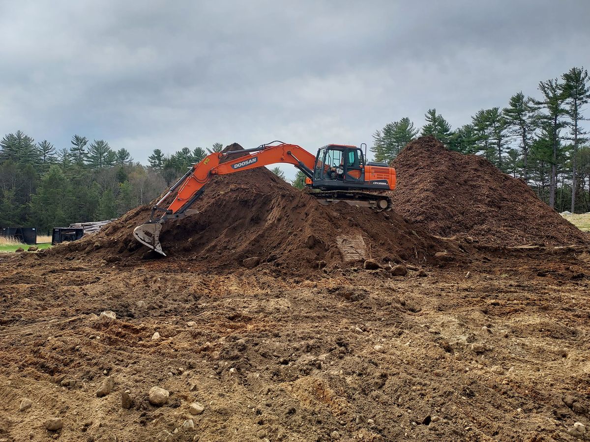 Land Clearing for MJS Excavating in Hardwick, MA