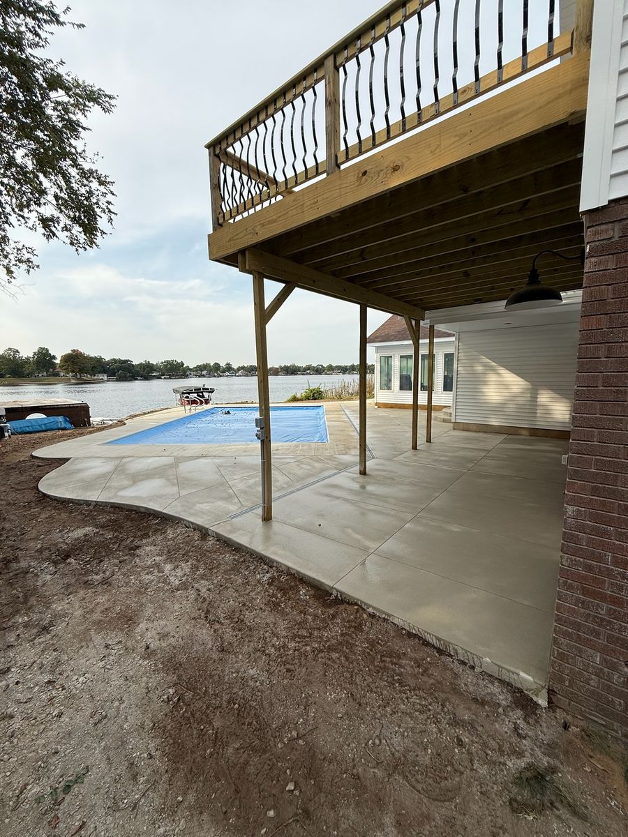 Decorative Concrete for Curb Concepts Plus in South Bend, IN