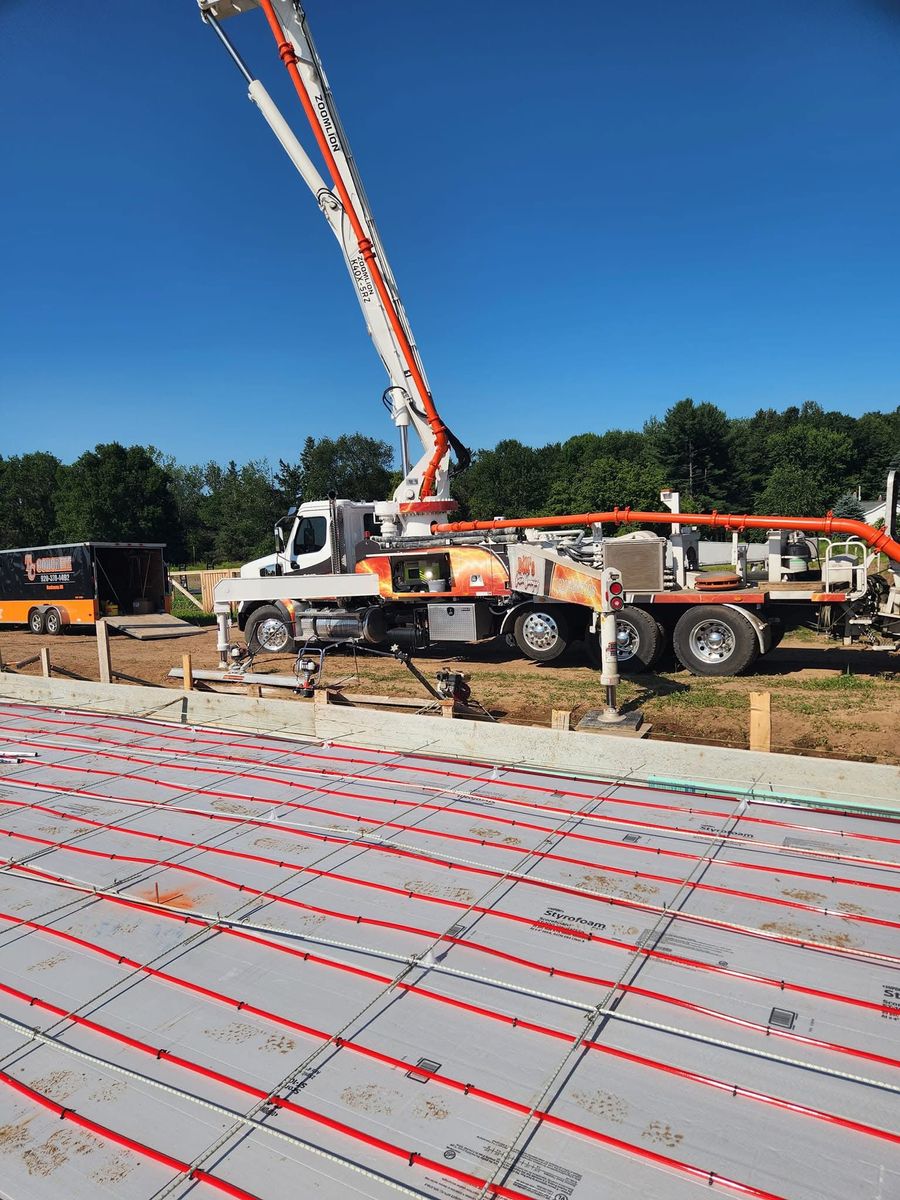 Concrete Pumping for TC Concrete LLC in Kaukauna, WI