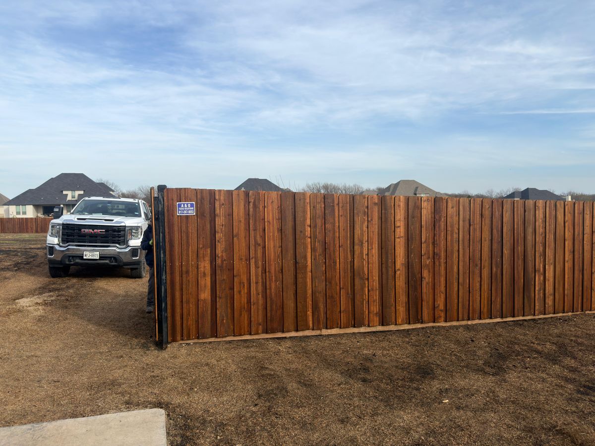 Privacy Fences for A&O Texas Solutions in Arlington, TX