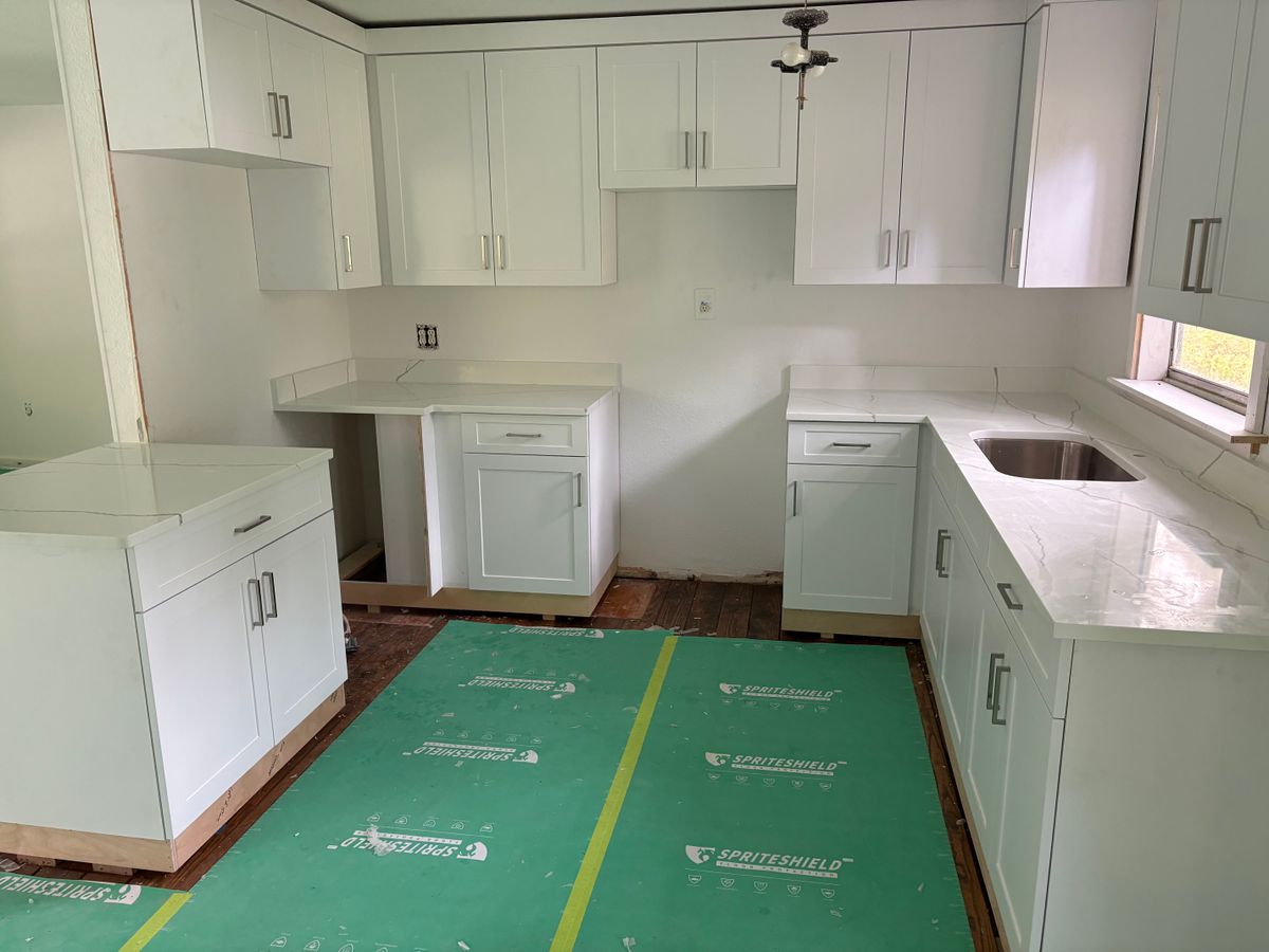 Natural Stone Countertop Installation for Supreme Stone in Ocala, FL