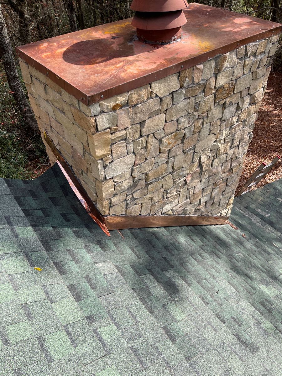 Chimney Replacement for RJ Roofing of WNC in Brevard, NC