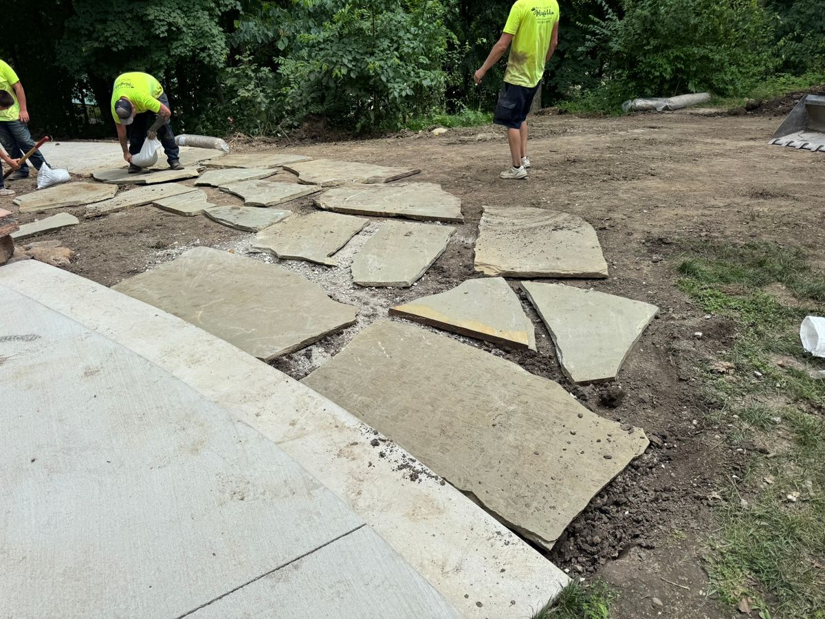 Landscape Installation for Mayfield Landscaping in Staunton, IL