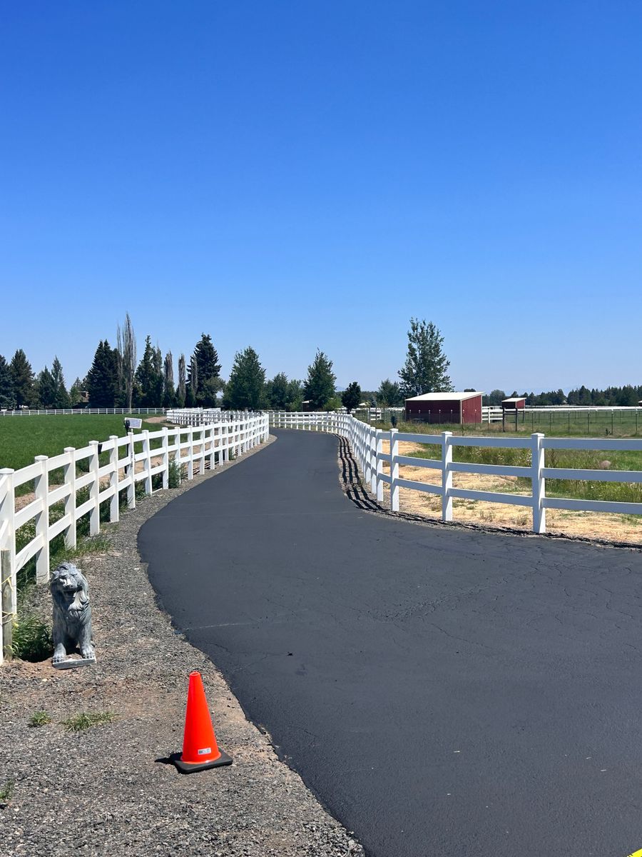 Sealcoat Installation for Pacific Sealcoating in Black Butte Ranch, OR