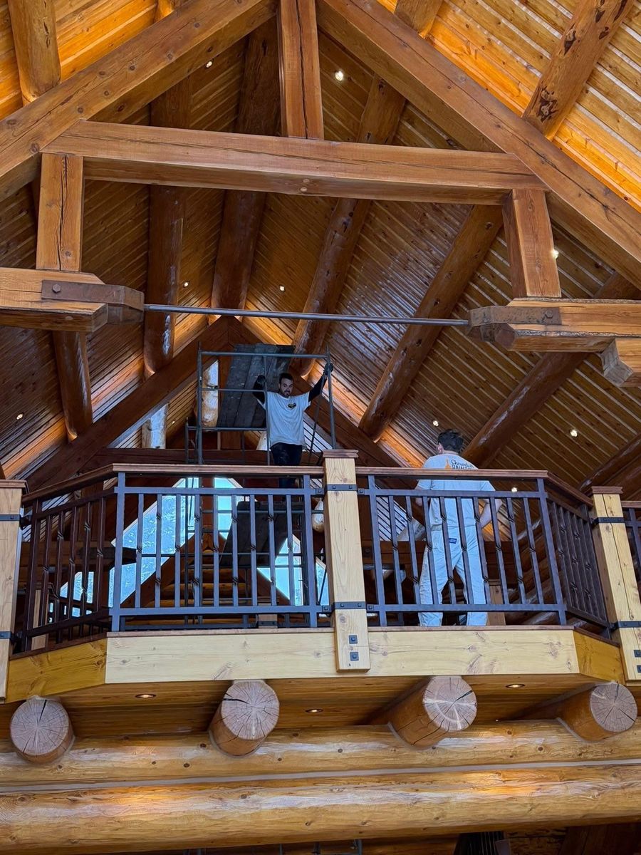 Log Home Chinking for Chewelah Painting in Spokane, WA