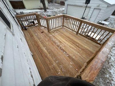 Deck Installation for Daggett Construction in Sioux Falls, SD