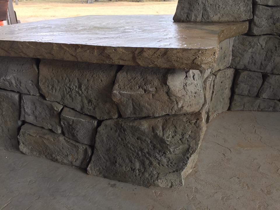 Custom Carved Concrete for Texas Curb N Borders in Houston, TX