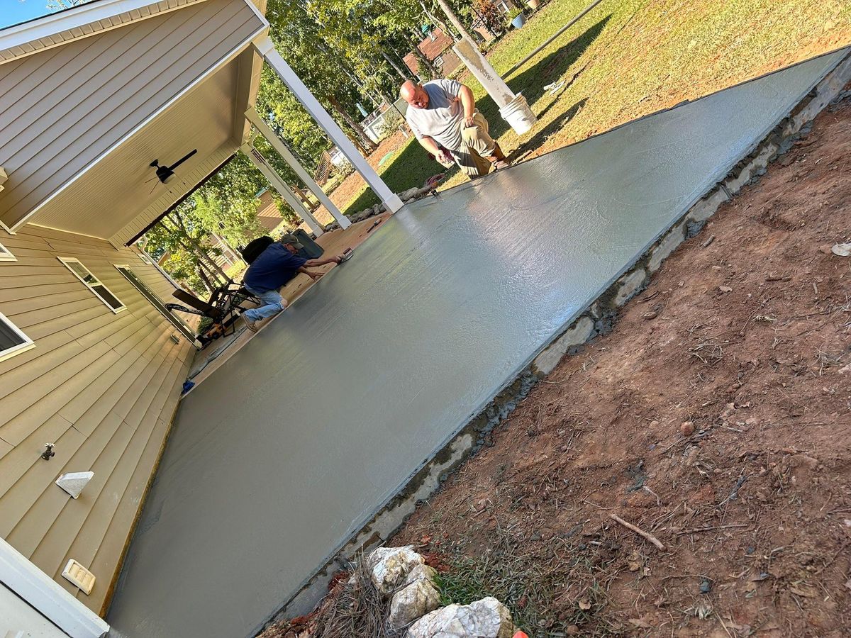 Concrete Slab Construction for Big League Concrete and Grading in Batesburg-Leesville, SC