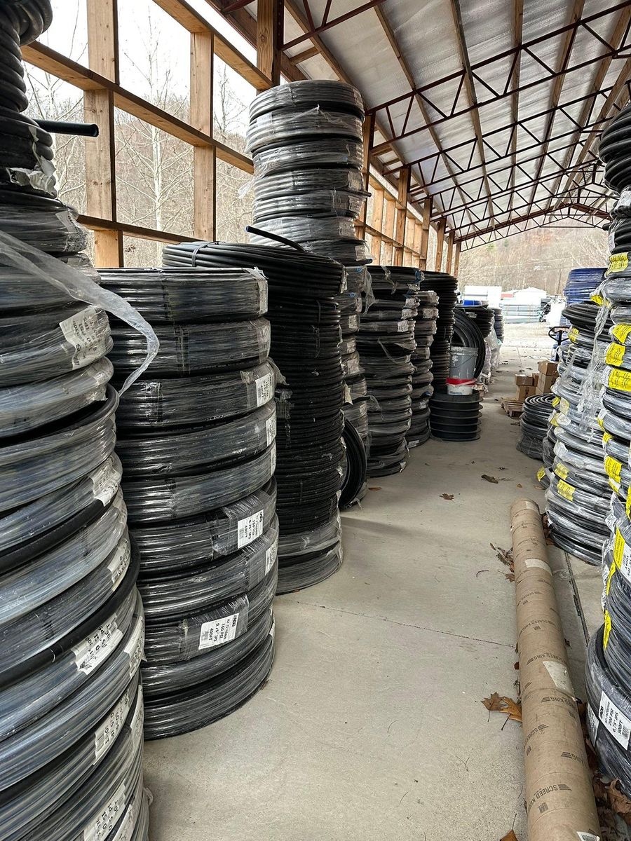 Sale of hdpe waterline for SNL AERATION in Pecks Mill,,  WV