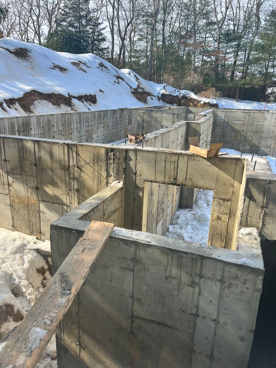 Foundation for Azores Concrete L.T.D. in Port Jefferson Station, NY