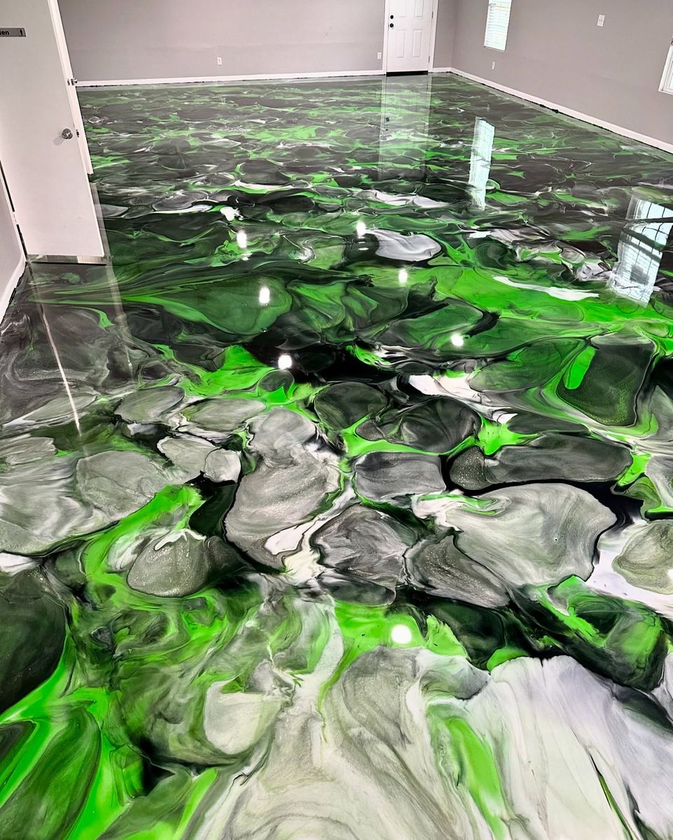 Metallic Epoxy for Top Coat Texas in Houston, TX