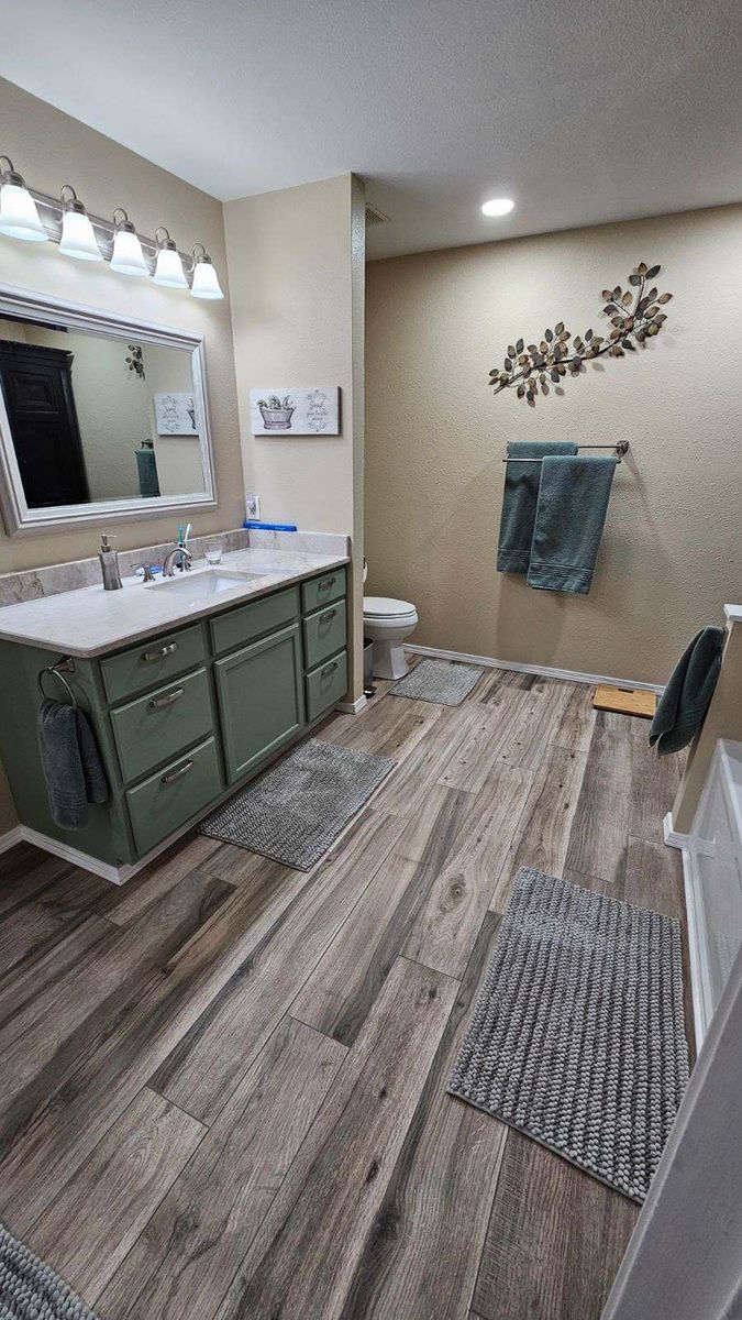 Bathroom Renovation for FS Construction and Remodeling, LLC. in Denton, TX