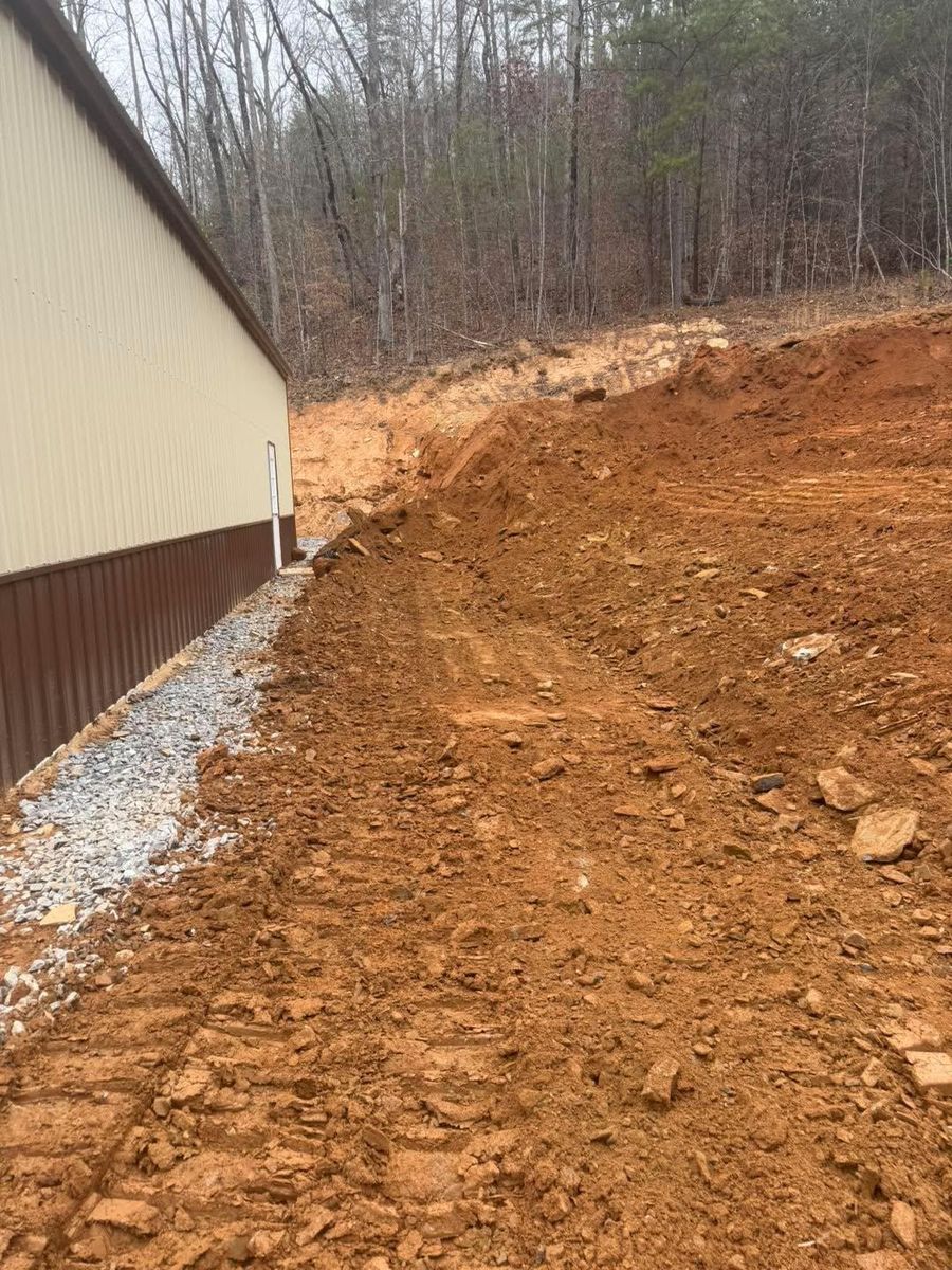 Land Clearing & Demolition for Under Grace Transport and Grading in Marble Hill, GA
